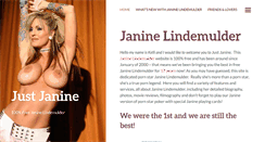 Desktop Screenshot of justjanine.com